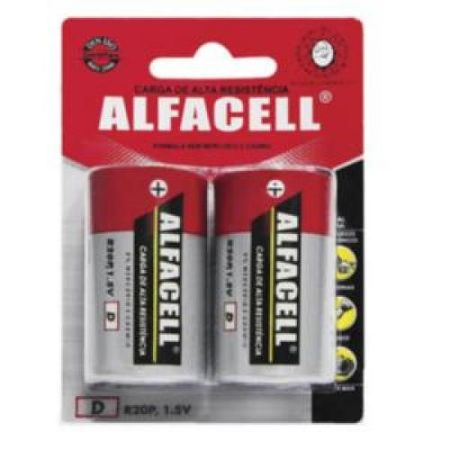 Imagem de PILHA GRANDE - Cx.C/12 "D" R20P2B - ALFACELL