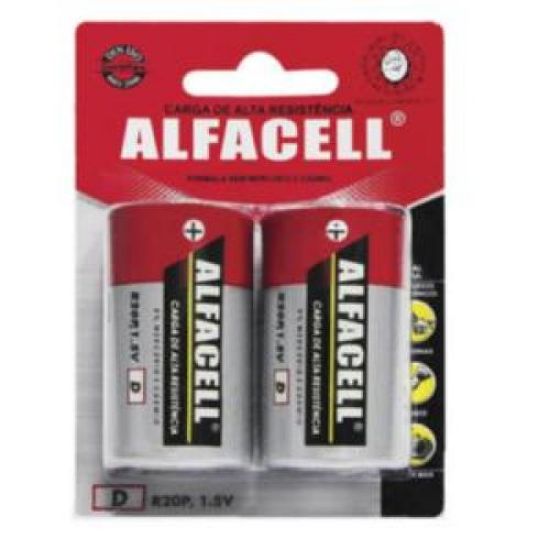 Imagem de PILHA GRANDE - Cx.C/12 "D" R20P2B - ALFACELL