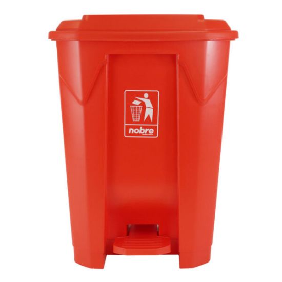 Imagem de LIXEIRA PLÁSTICA COM PEDAL 50 L VERMELHA