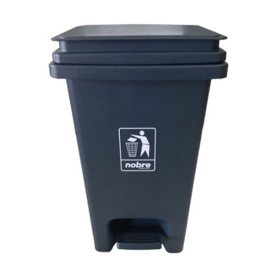 Imagem de LIXEIRA PLÁSTICA COM PEDAL 15 L CINZA