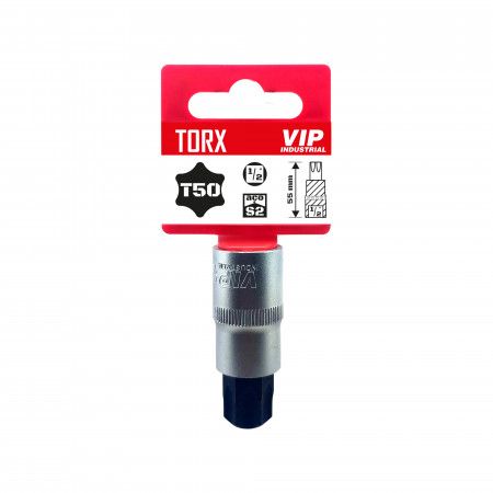 Imagem de SOQ TORX MANUAL CURTO T50 - Enc. 1/2" x 55mm