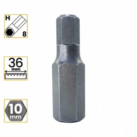 Imagem de BITS ALLEN CURTO PREMIUM 8mm - Enc. 10mm x 36mm