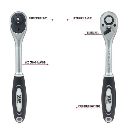 Imagem de CATRACA REVERSÍVEL - Enc. 1/2" [24 DENTES]