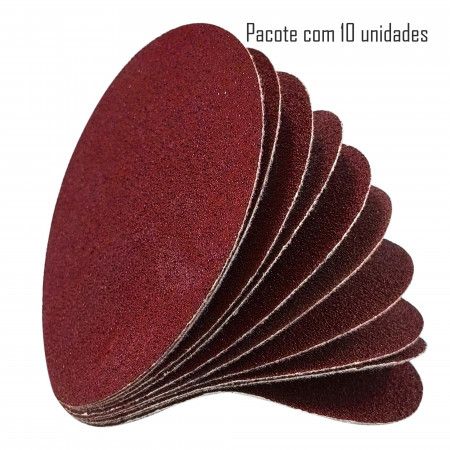 Imagem de DISCO LIXA C/ VELCRO - 5" 125mm GR 400 [C/10]