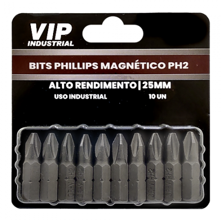 Imagem de BITS PHILLIPS PH2 - Enc. 1/4" x 25mm [C/10]