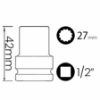 Imagem de SOQ EST MANUAL CURTO 27mm - Enc. 1/2" x 42mm