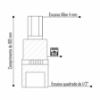 Imagem de SOQ ALLEN MANUAL LONGO 4mm - Enc. 1/2" x 100mm