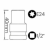 Imagem de SOQ TORX FÊMEA MANUAL CURTO E24 - Enc. 1/2" x 38mm