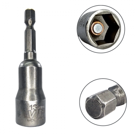 Imagem de SOQ CANHÃO MAGNÉTICO 11mm - Enc. 1/4" x 65mm [C/5]