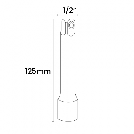 Imagem de EXTENSÃO MANUAL - Enc. 1/2" x 125mm