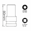 Imagem de SOQ TORX FÊMEA E18 - Enc. 1/2" x 80mm