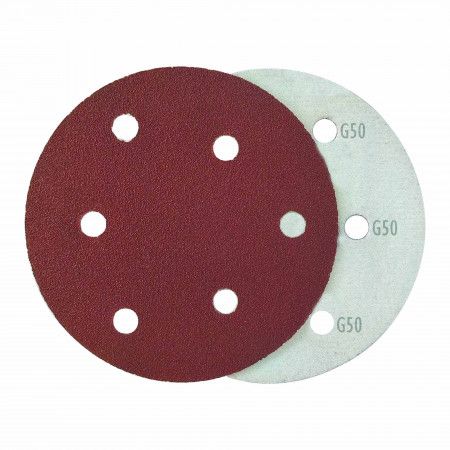 Imagem de DISCO DE LIXA C/ FURO - 5" (125m) GR 50 - C/5