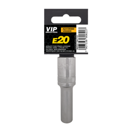 Imagem de SOQ TORX FÊMEA E20 - Enc. 1/2" x 80mm