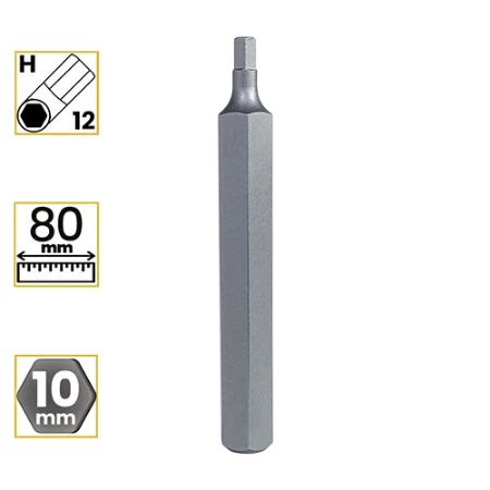 Imagem de BITS ALLEN LONGO PREMIUM 12mm - Enc. 10mm x 80mm