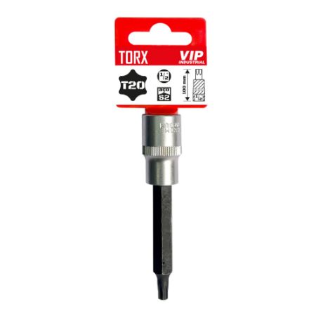 Imagem de SOQ TORX MANUAL LONGO T20 - Enc. 1/2" x 100mm