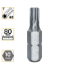 Imagem de BITS TORX LONGO PREMIUM T40 - Enc. 10mm x 80mm