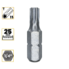 Imagem de BITS TORX T15 - Enc. 1/4" x 25mm [C/10]
