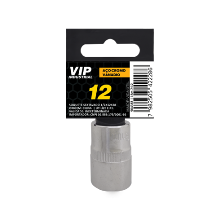 Imagem de SOQ SEXT MANUAL CURTO 12mm - Enc. 1/2" x 38mm